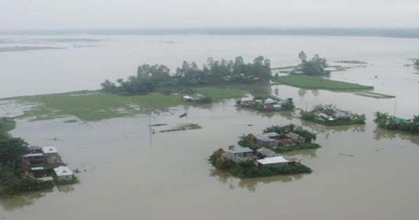 বিপদ সীমার ২৩ সেন্টিমিটার ওপরে দুধকুমারের পানি  